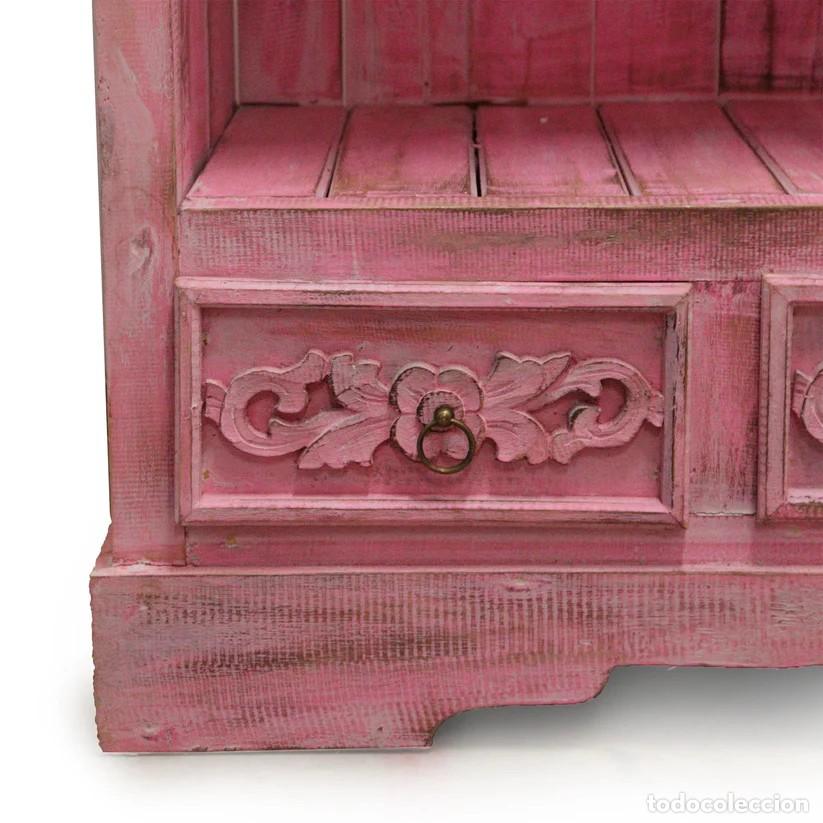 Vintage: Mueble de madera de albasia - Foto 4