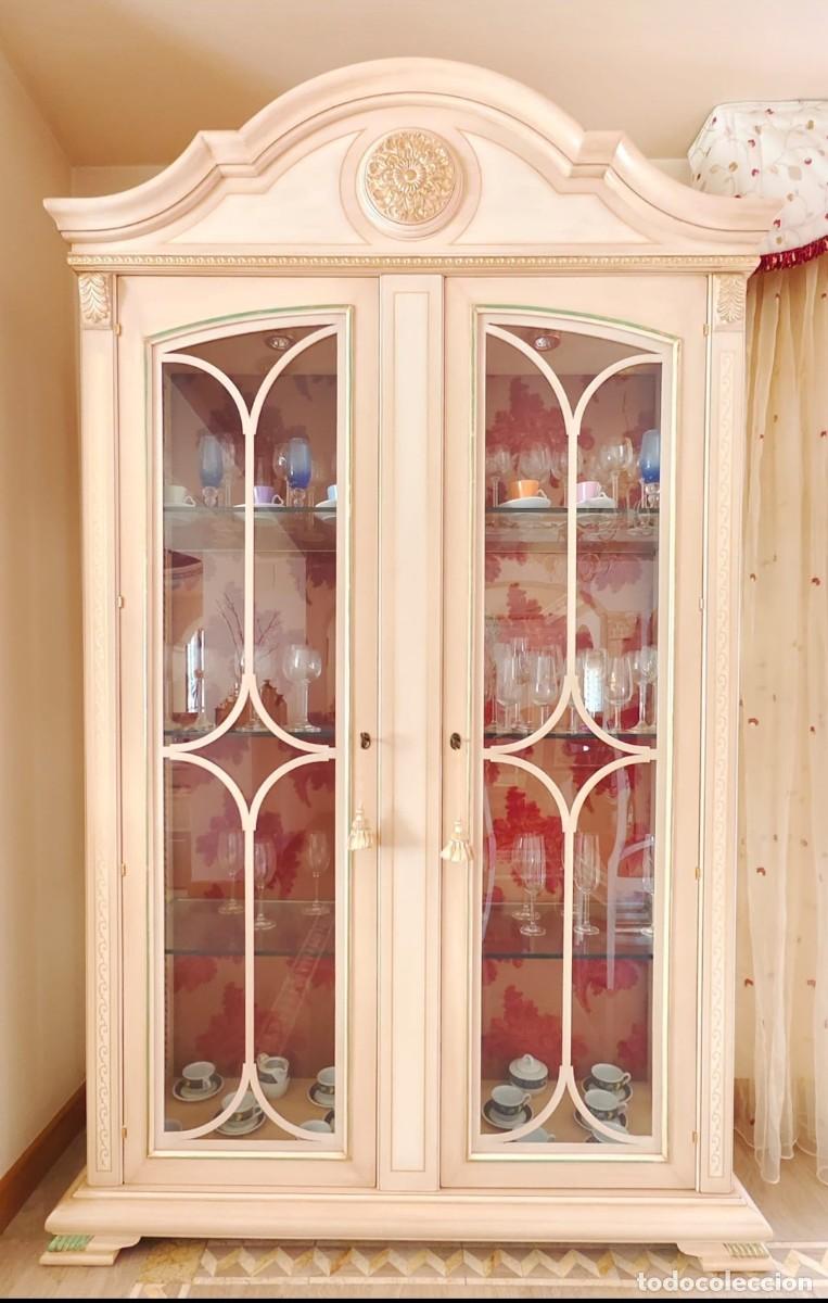 Vintage: Vitrina de lujo madera de Haya - Foto 1