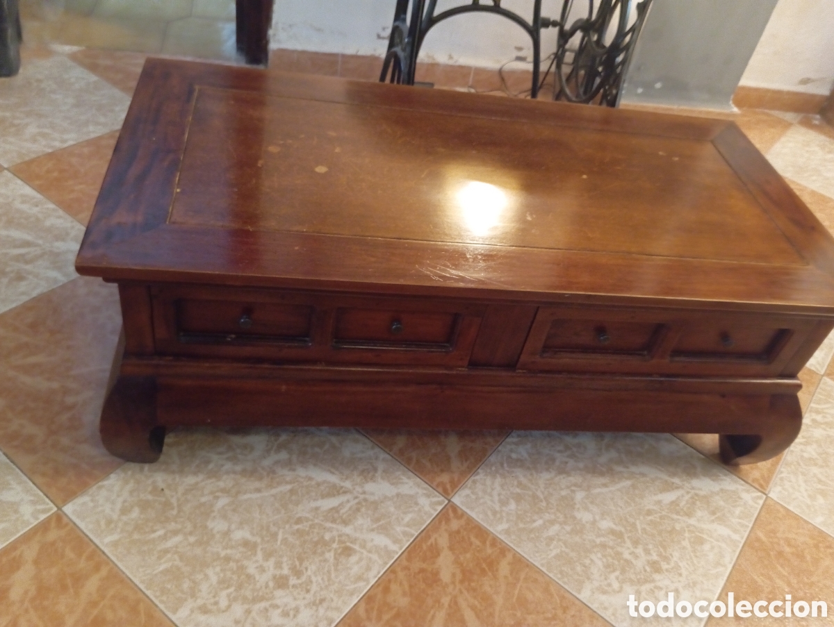 Vintage: Mesa china madera de teka - Foto 4