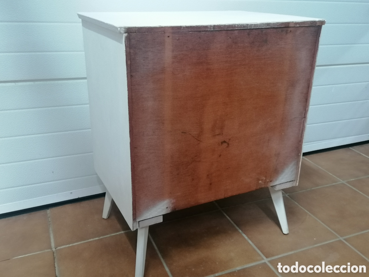 Vintage: C&oacute;moda blanca mid century - Foto 6