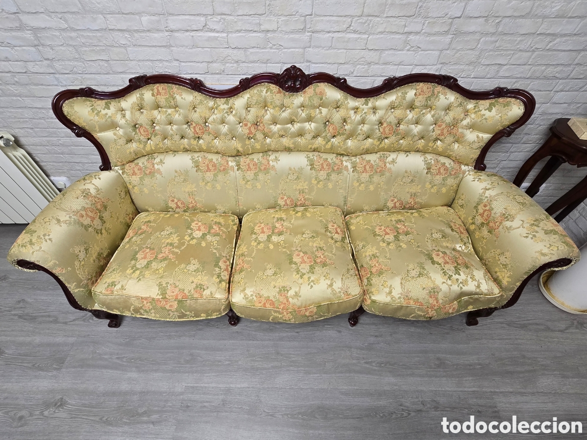 Vintage: SOF&Aacute;S ESTILO LUIS XV - Foto 3