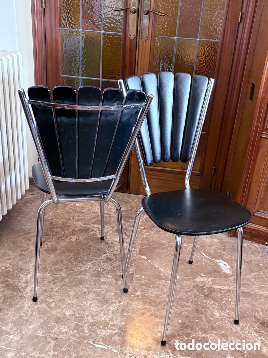 Vintage: Sillas negras vintage - Foto 2