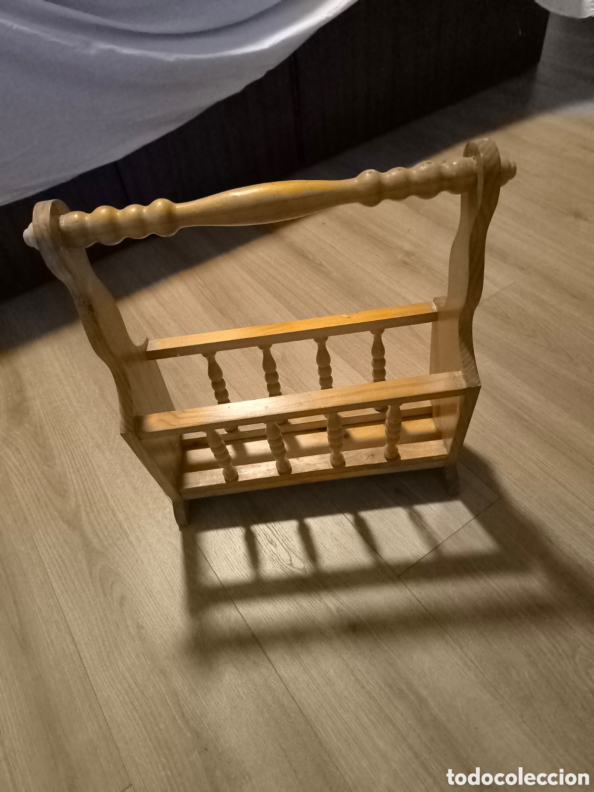 Vintage: Revistero vintage madera - Foto 1
