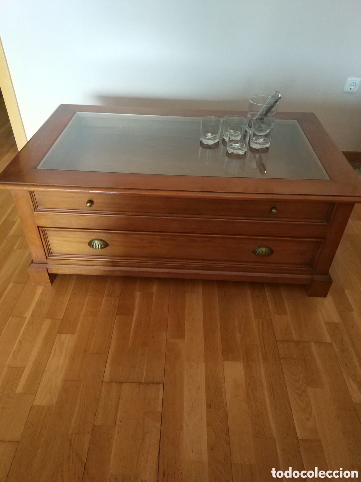 Vintage: Mesa de centro Con cristal - Foto 7