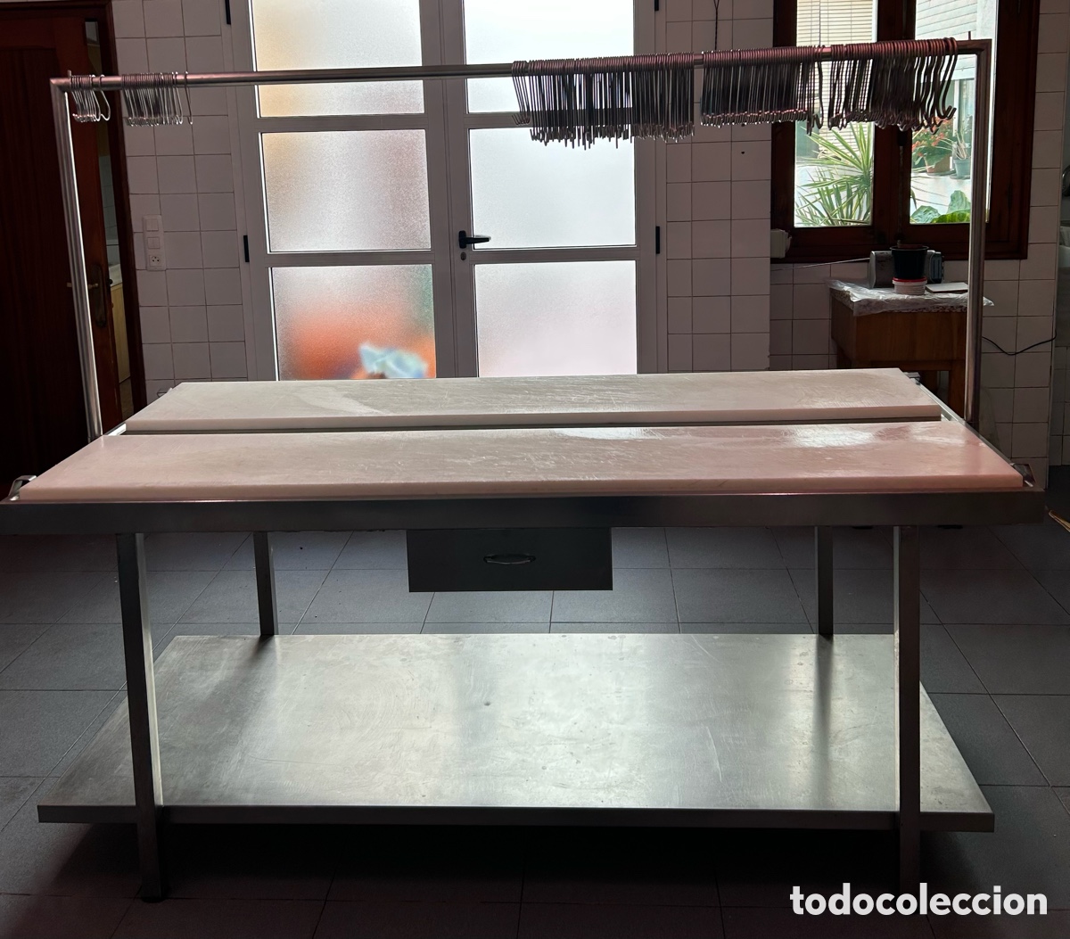 Vintage: Mesa de carnicero acero inoxidable - Foto 2