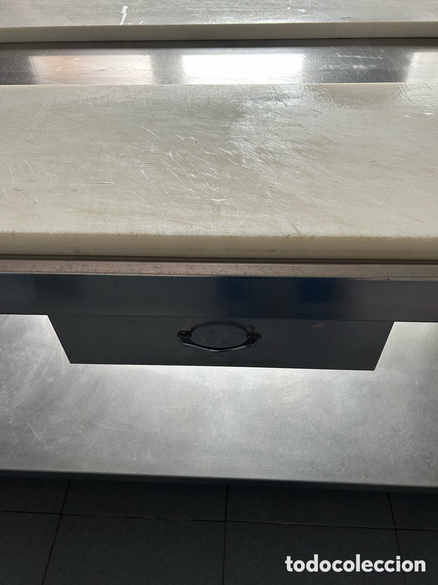 Vintage: Mesa de carnicero acero inoxidable - Foto 4