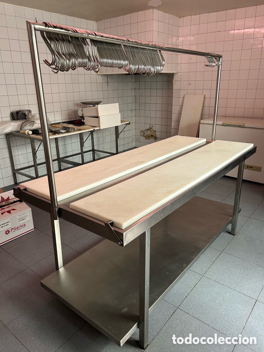 Vintage: Mesa de carnicero acero inoxidable - Foto 1