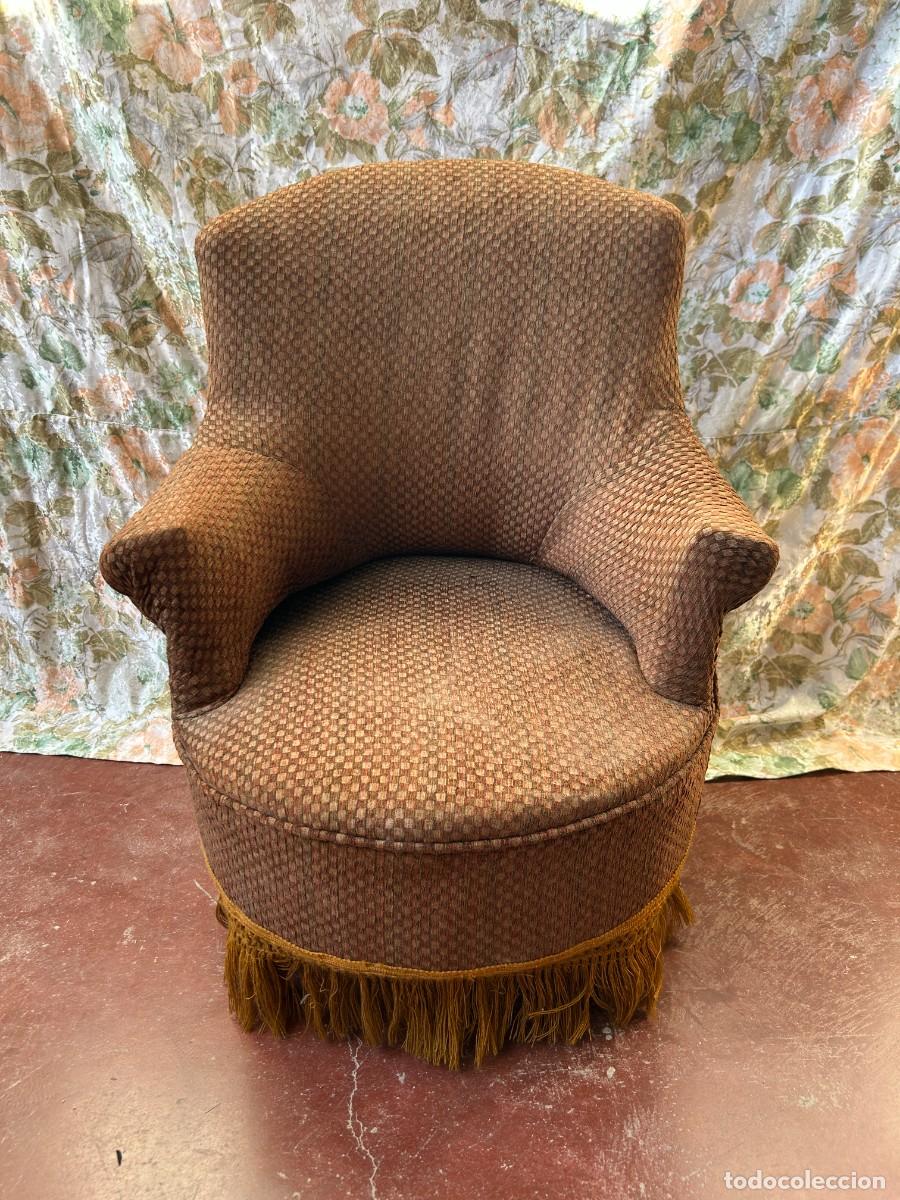 Vintage: Sill&oacute;n descalzadora. - Foto 1