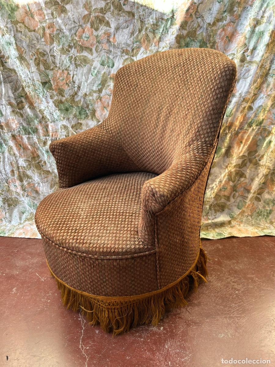 Vintage: Sill&oacute;n descalzadora. - Foto 2