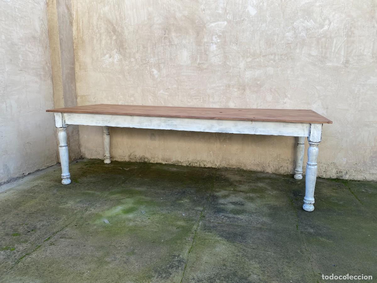 Vintage: Mesa de Comedor con Patas Torneadas - Foto 1