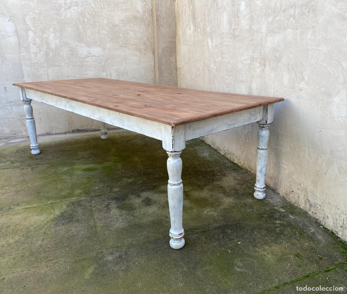 Vintage: Mesa de Comedor con Patas Torneadas - Foto 4