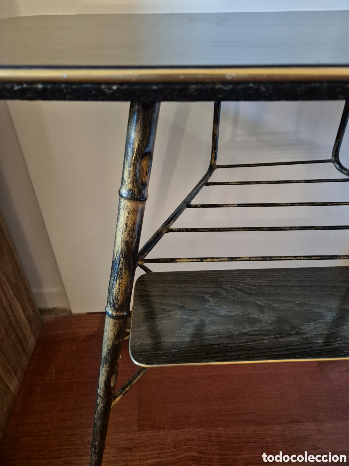 Vintage: Mesa auxiliar bamb&uacute; vintage - Foto 2