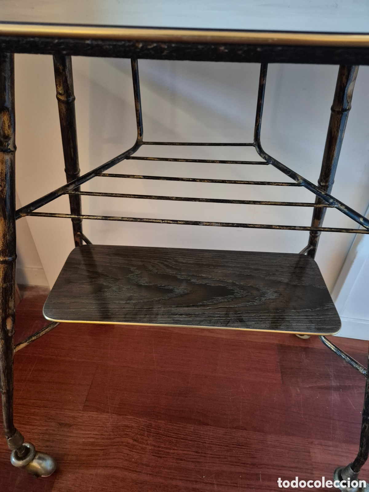 Vintage: Mesa auxiliar bamb&uacute; vintage - Foto 12