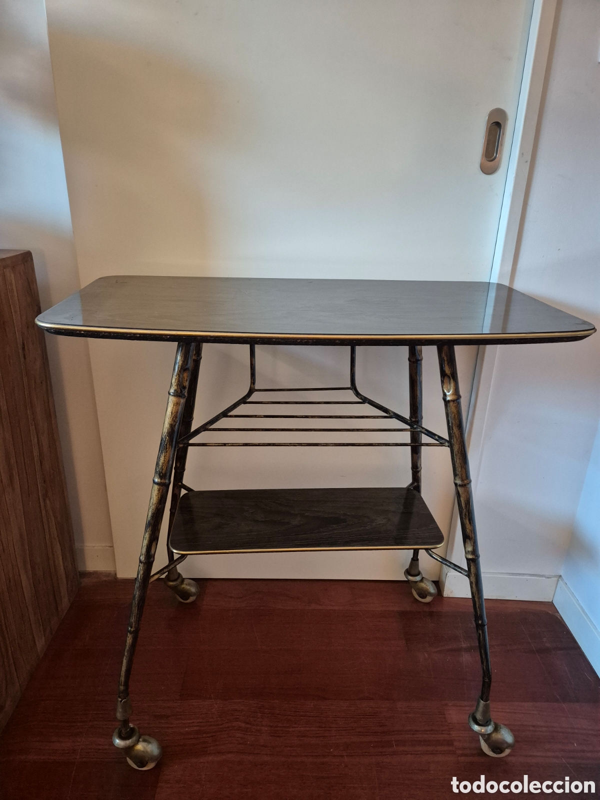 Vintage: Mesa auxiliar bamb&uacute; vintage - Foto 13