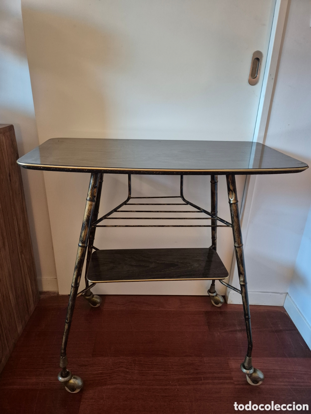 Vintage: Mesa auxiliar bamb&uacute; vintage - Foto 14