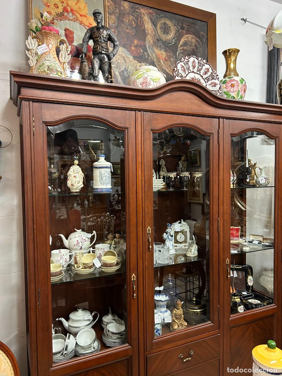 Vintage: Vitrina 3 puertas madera - Foto 3