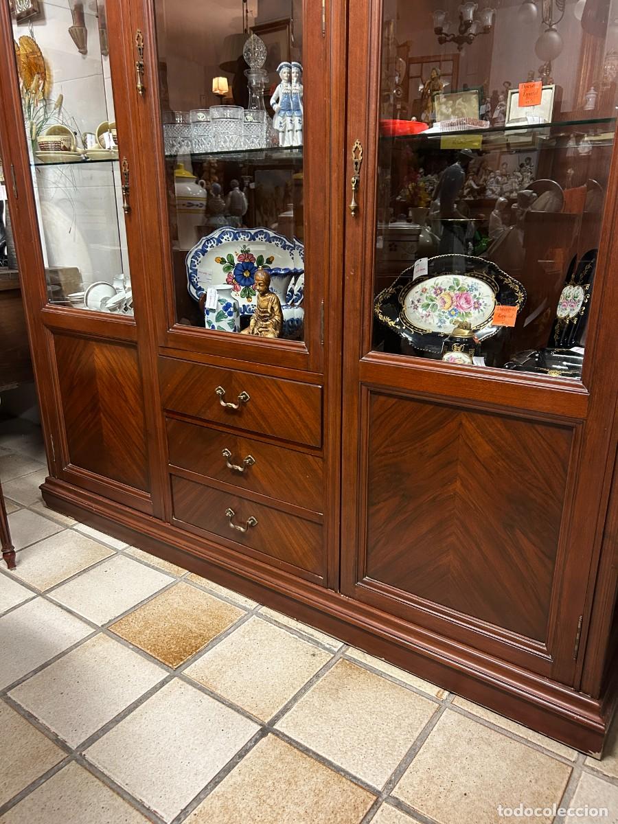 Vintage: Vitrina 3 puertas madera - Foto 4