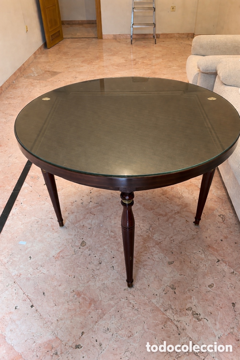 Vintage: Mesa de p&oacute;ker de madera maciza - Foto 2