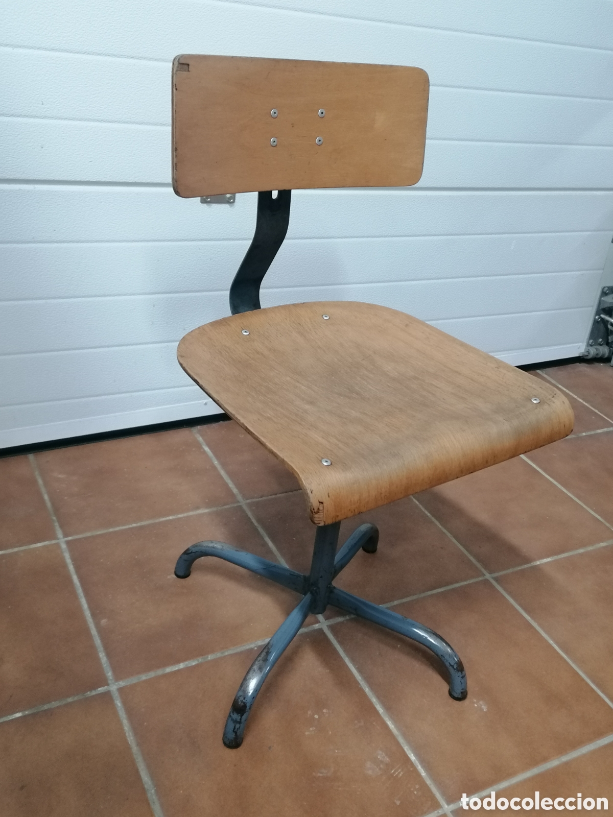 Vintage: Silla industrial vintage - Foto 5