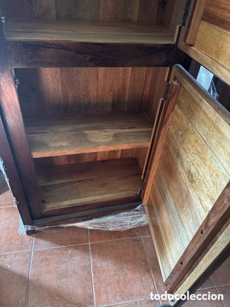 Vintage: Librer&iacute;a en madera de mango - Foto 4