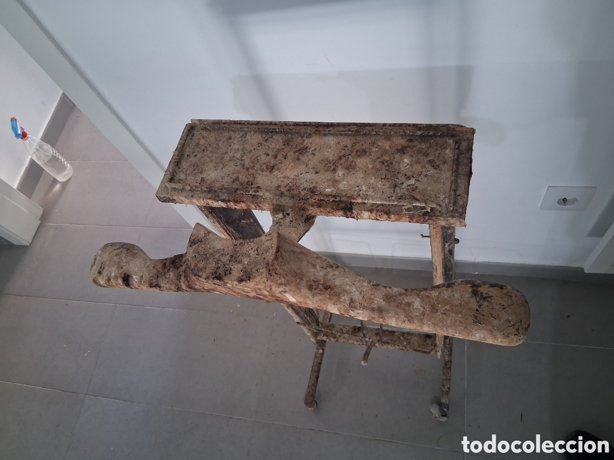 Vintage: Galan de noche perchero de madera y metal - Foto 4