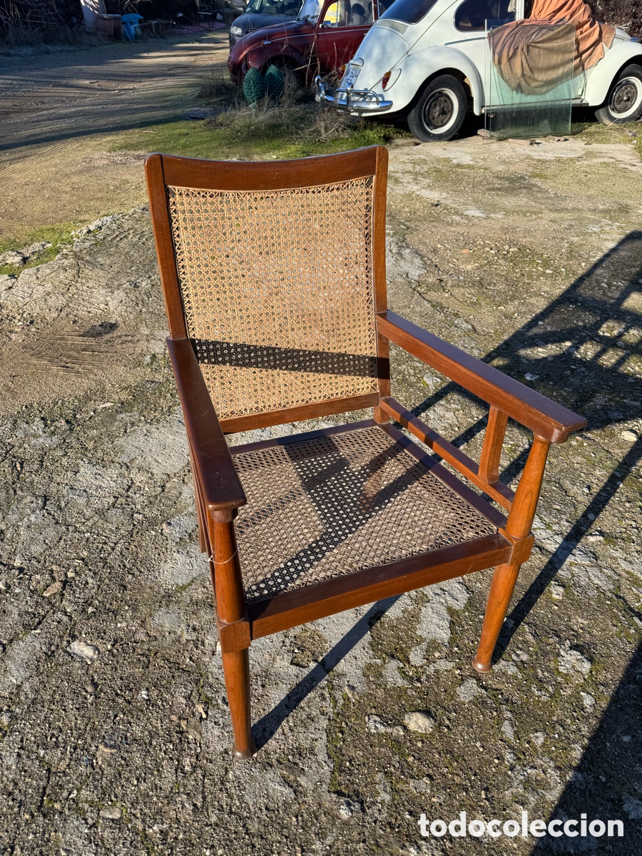 Vintage: Bonito sill&oacute;n en madera de roble - Foto 1