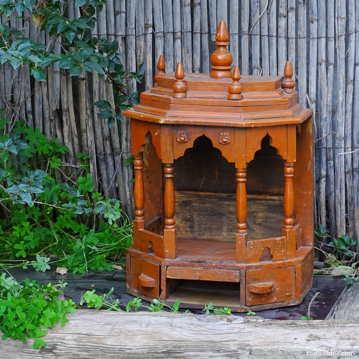 Vintage: Altar de madera de India - Foto 1