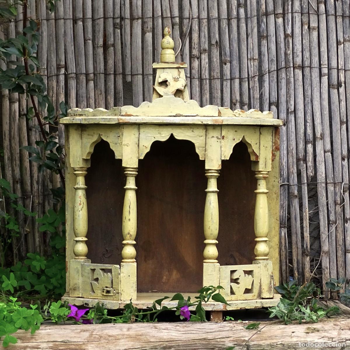 Vintage: Altar antiguo de India - Foto 1