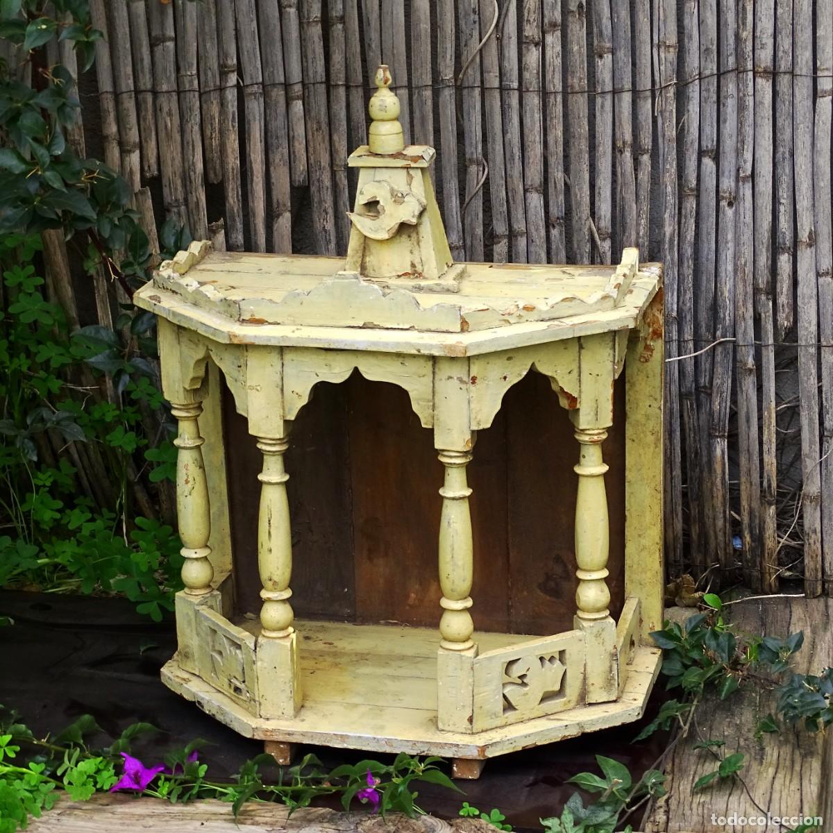 Vintage: Altar antiguo de India - Foto 2
