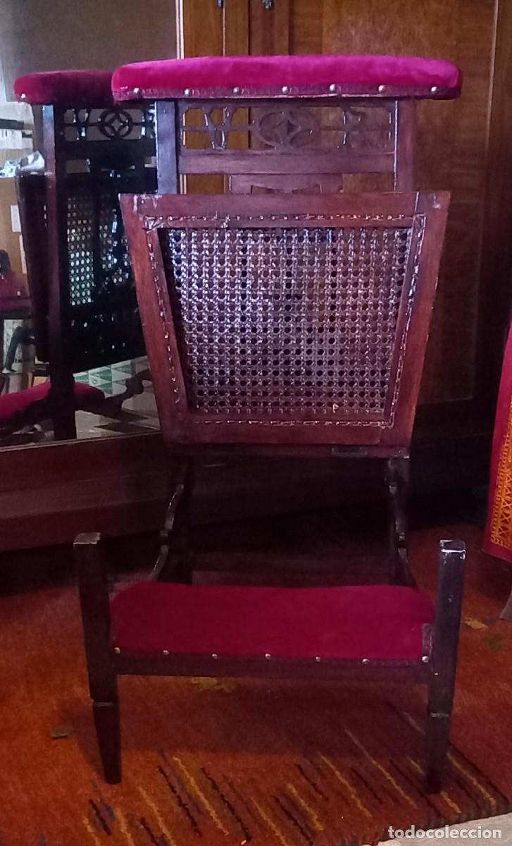 Vintage: Reclinatorio y silla dos en uno util&iacute;simo - Foto 2