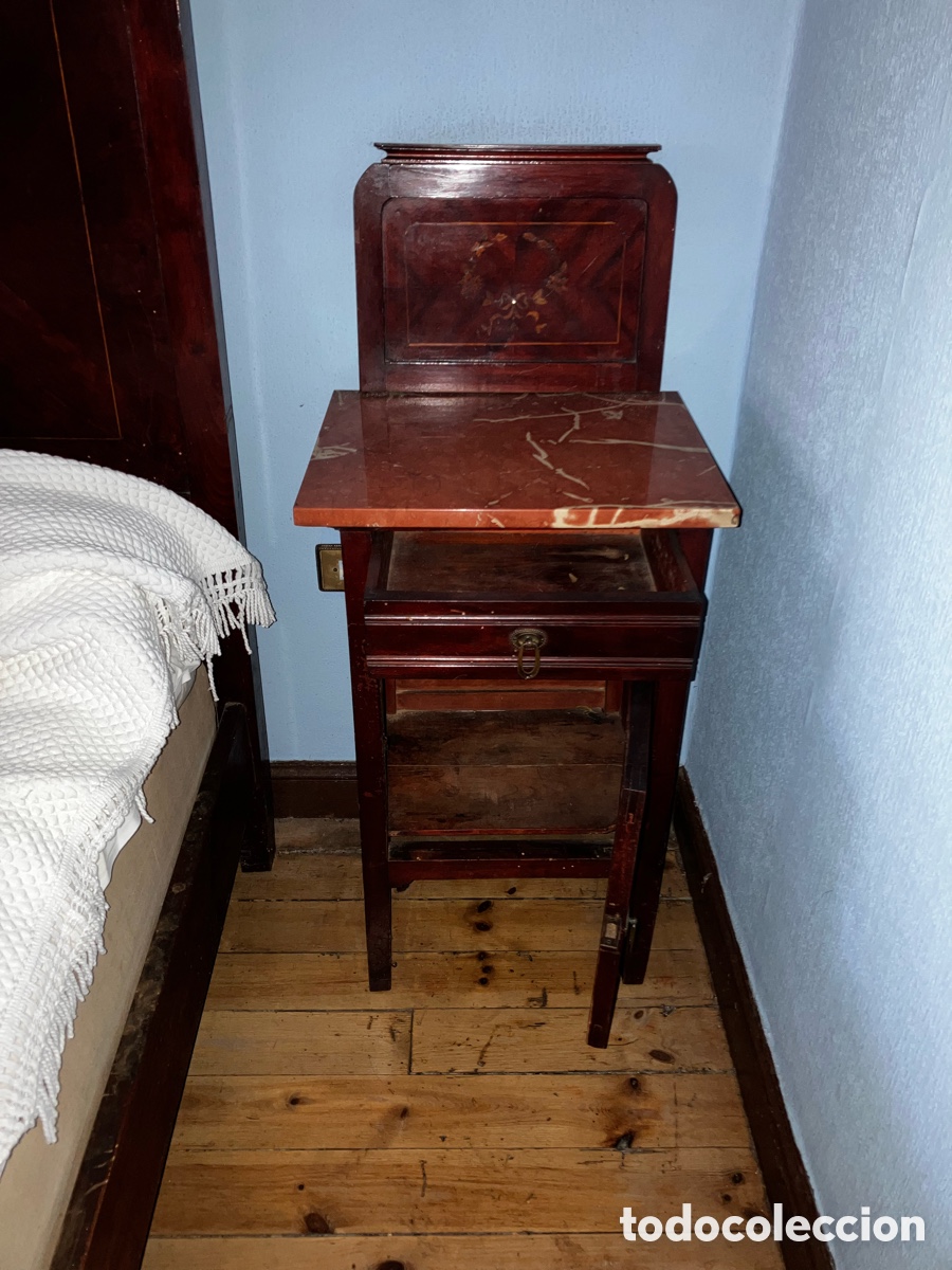 Vintage: Tocador y mesitas de madera de &eacute;bano - Foto 5