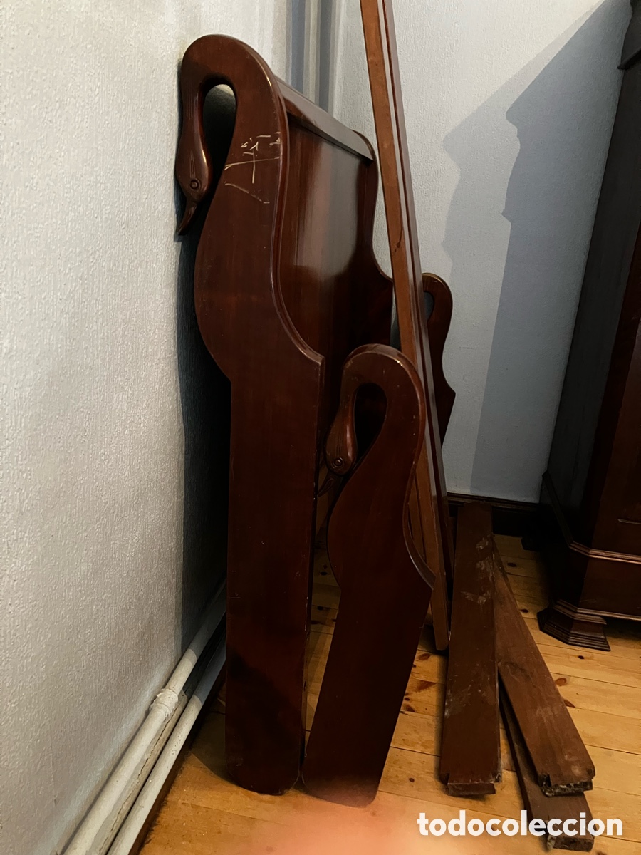 Vintage: Cama madera 90 cm suelta - Foto 2