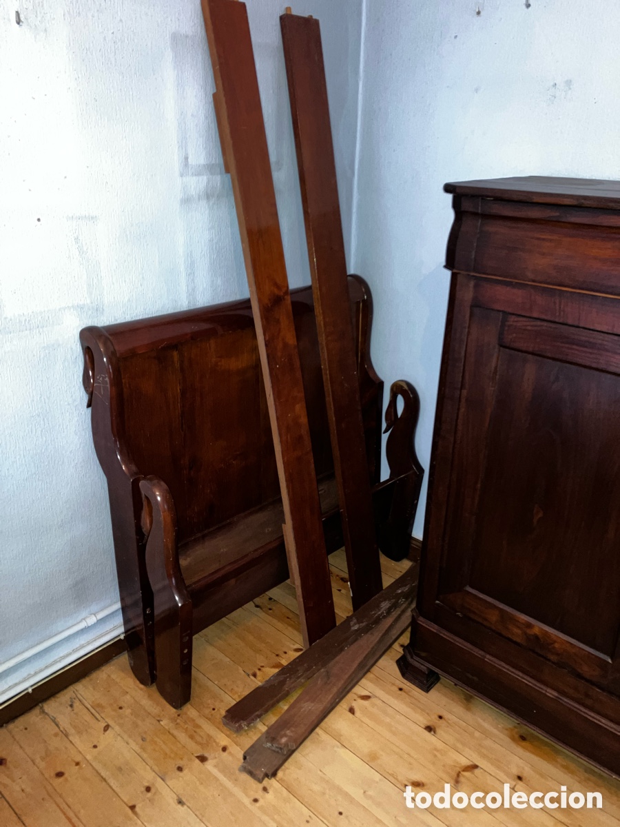 Vintage: Cama madera 90 cm suelta - Foto 1