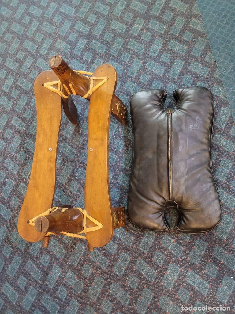 Vintage: TABURETE DE MONTURA DE CAMELLO - Foto 7