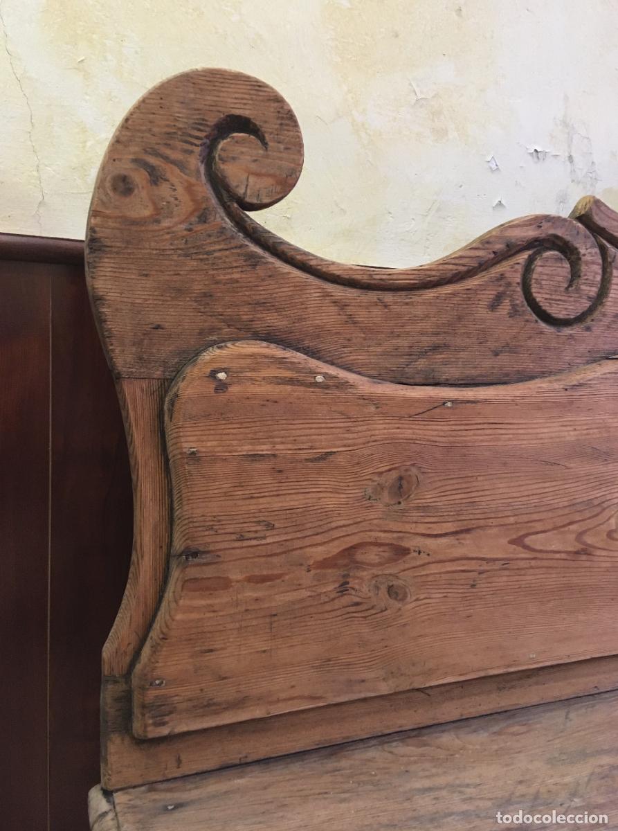 Vintage: Banco de madera artesanal - Foto 2
