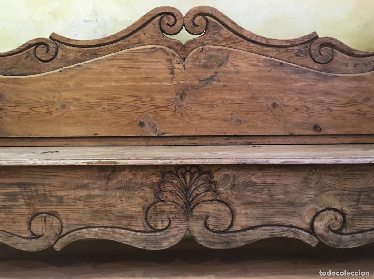 Vintage: Banco de madera artesanal - Foto 3
