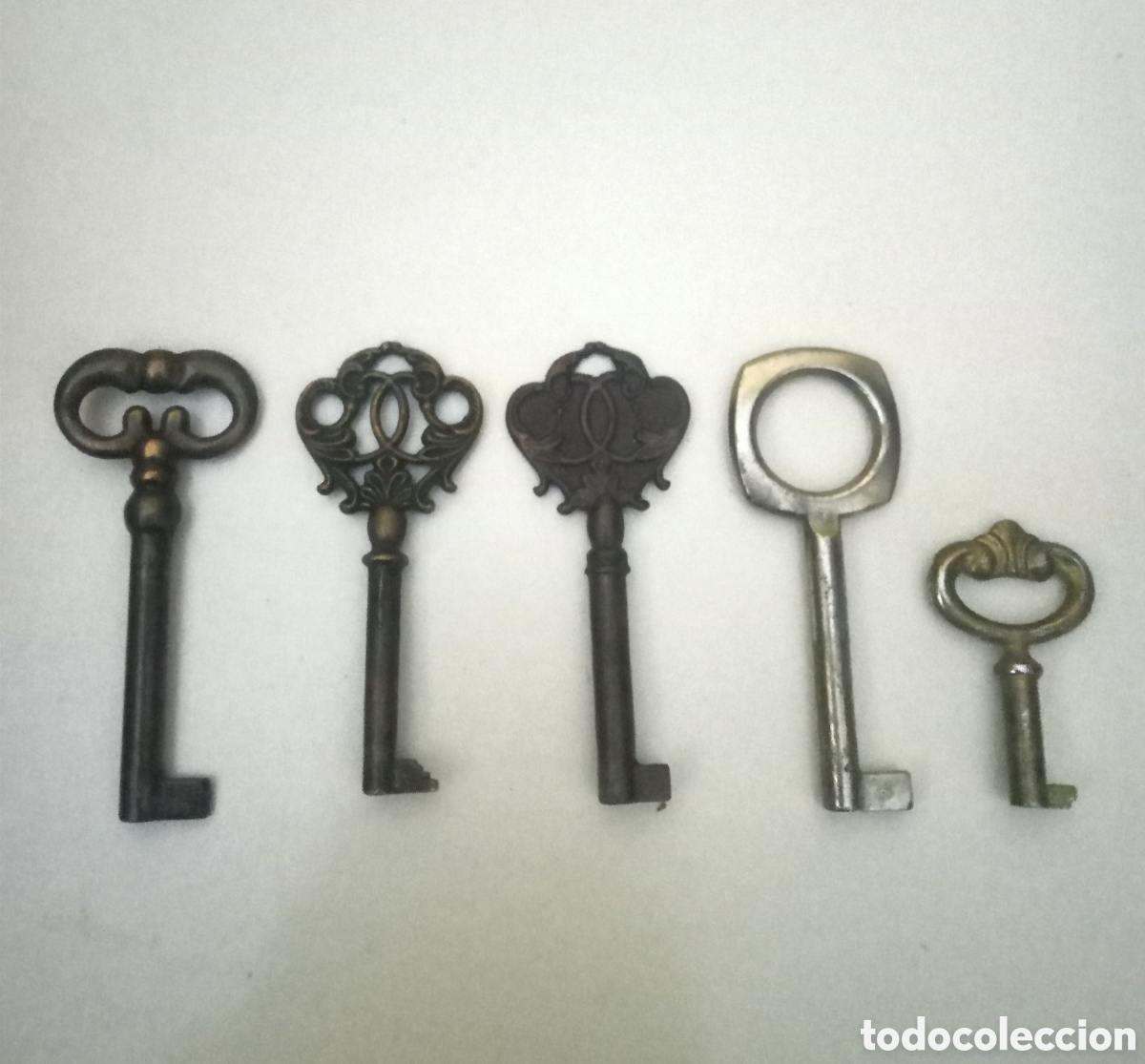 Vintage: Llaves para muebles 5 piezas - Foto 3
