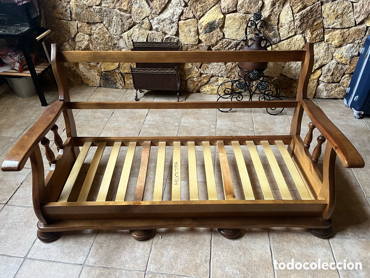 Vintage: Conjunto de sof&aacute; y sill&oacute;n - Foto 2