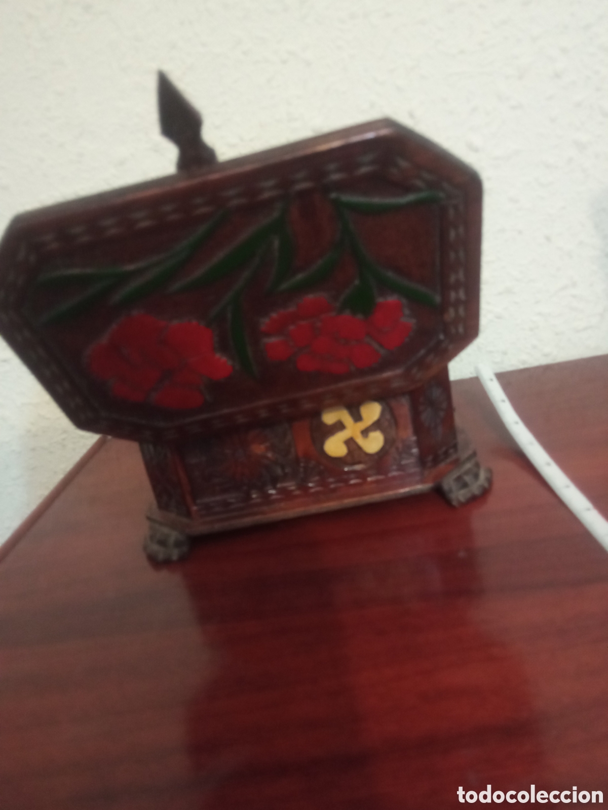 Vintage: Caja joyero madera Euskalherria Euskadi - Foto 3