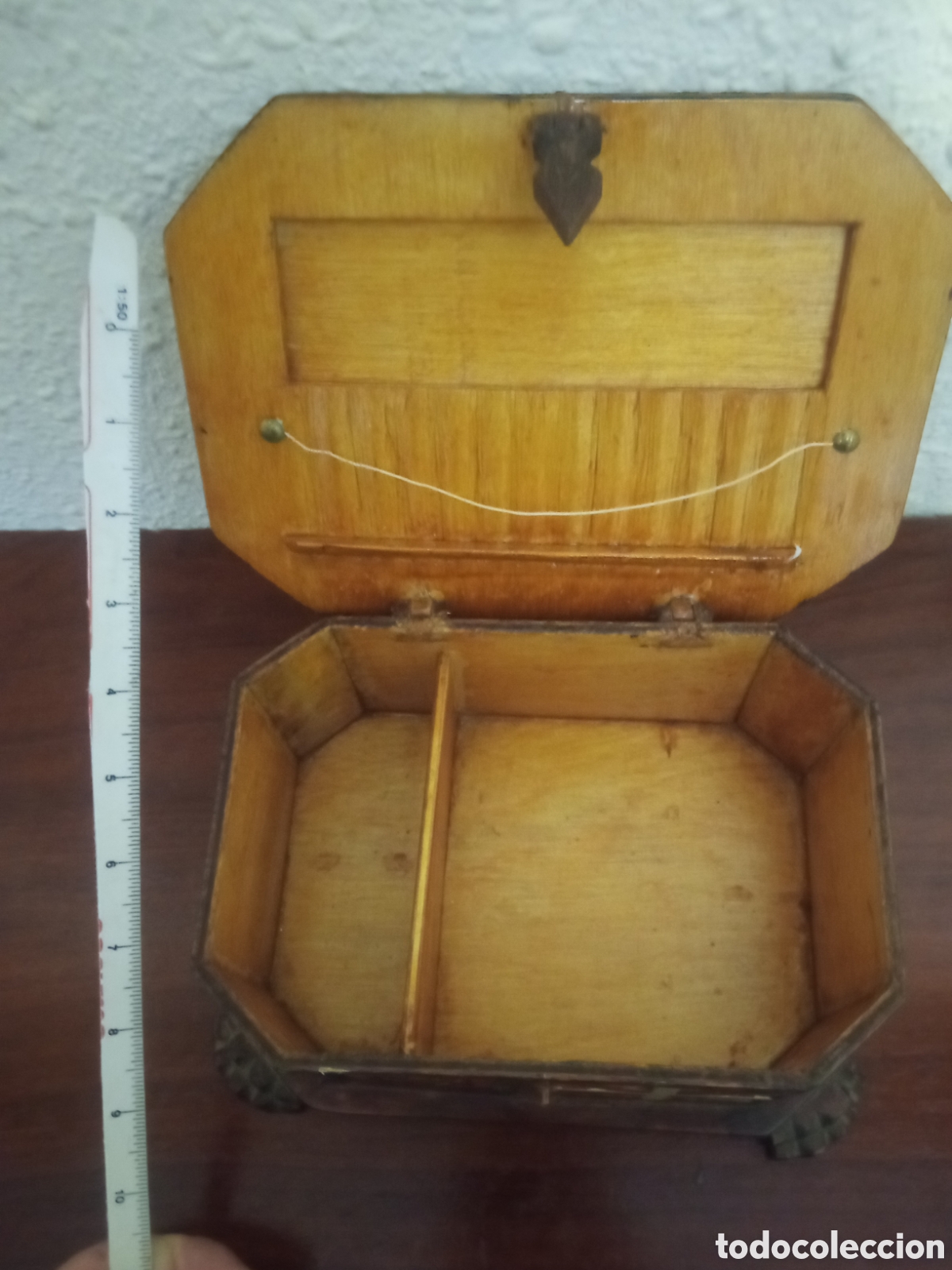 Vintage: Caja joyero madera Euskalherria Euskadi - Foto 7