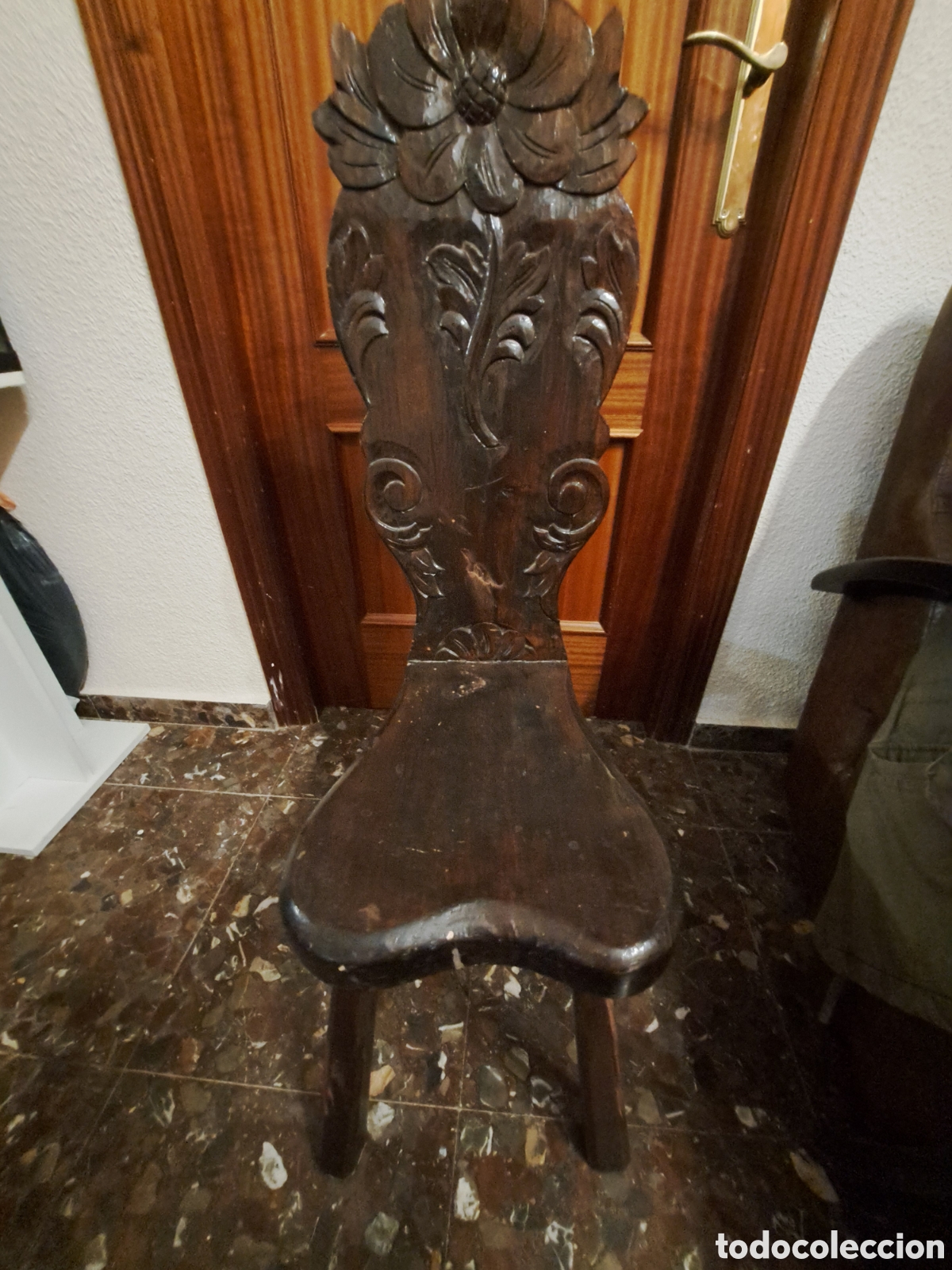 Vintage: 2 sillas antiguas de madera - Foto 1