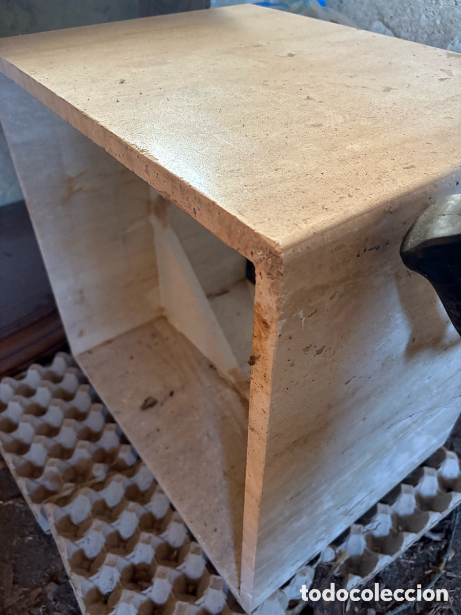 Vintage: Mesa de M&aacute;rmol Travertino - Foto 5
