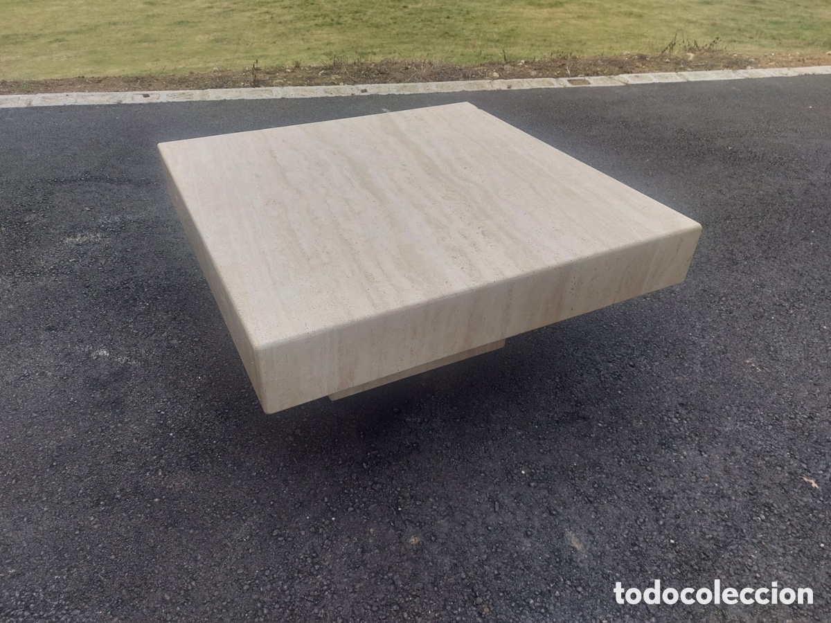 Vintage: Mesa de M&aacute;rmol Travertino - Foto 1