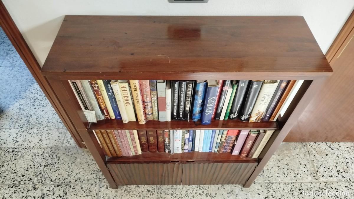 Vintage: LIBRERIA BAJA DE MADERA ORIENTAL - Foto 6