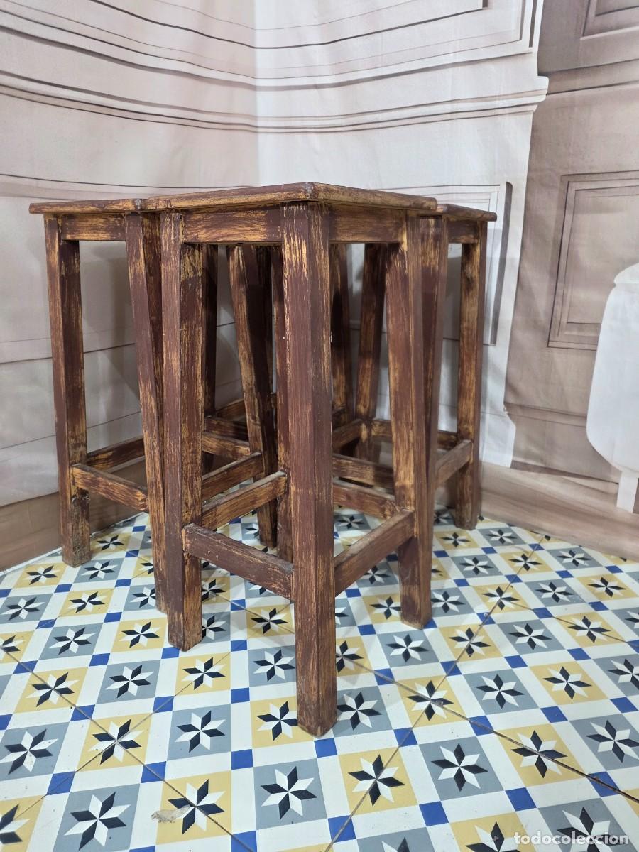 Vintage: Taburetes de barra en madera - Foto 2