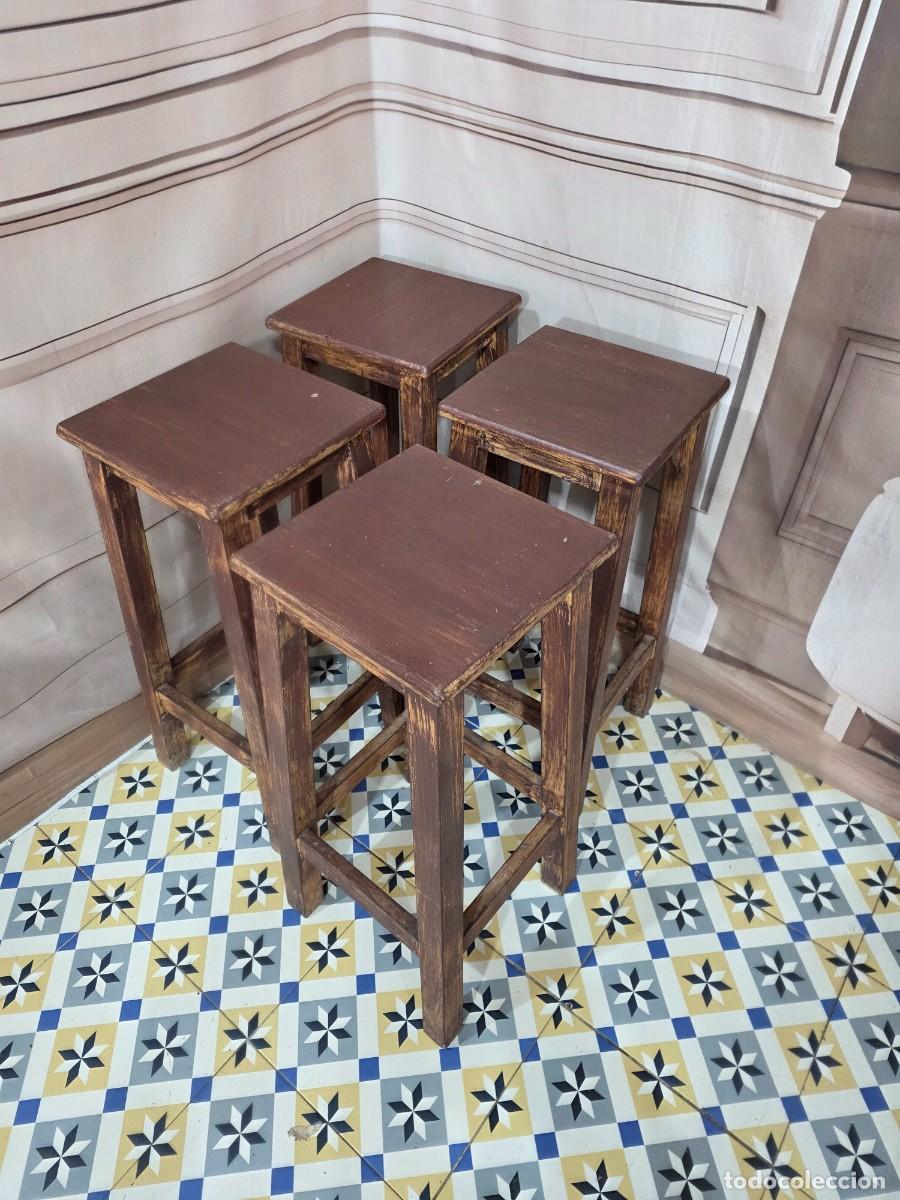Vintage: Taburetes de barra en madera - Foto 3