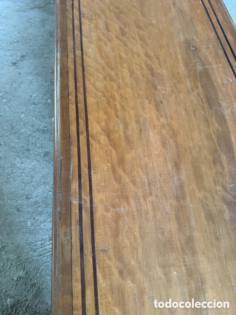 Vintage: Mesa baja en madera maciza - Foto 3