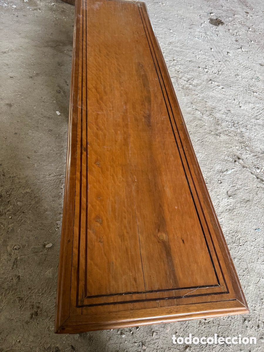 Vintage: Mesa baja en madera maciza - Foto 5