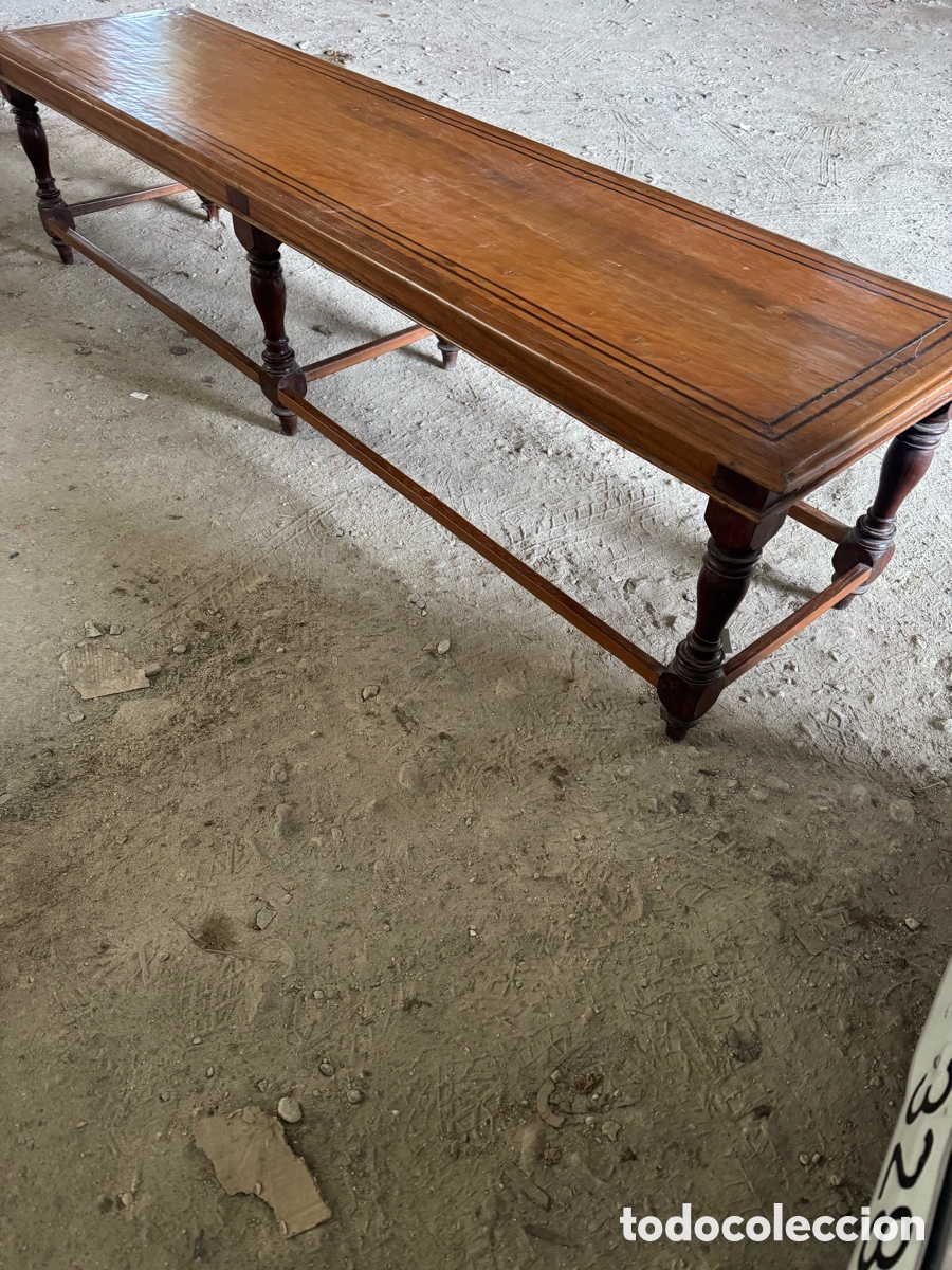 Vintage: Mesa baja en madera maciza - Foto 6