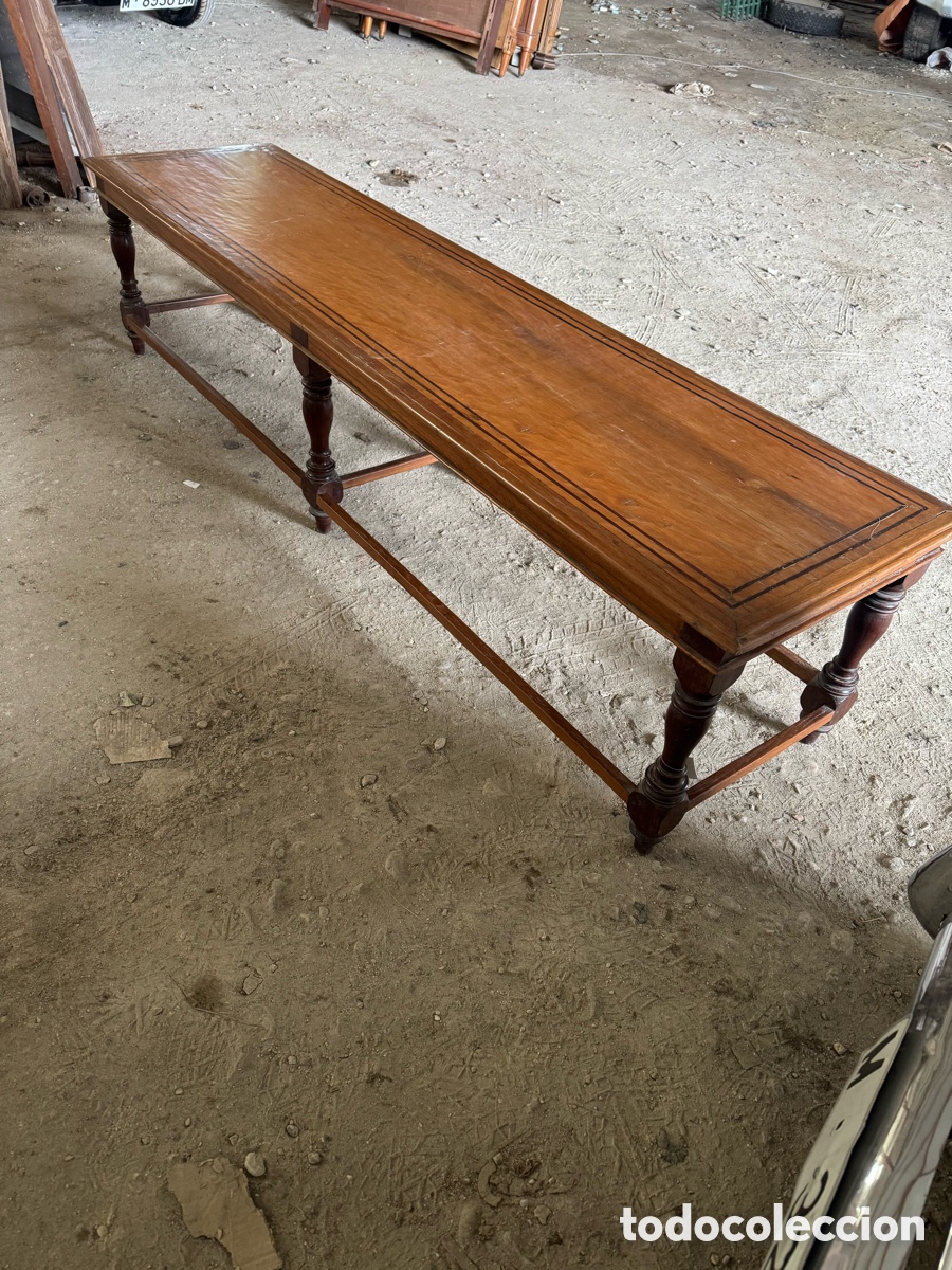Vintage: Mesa baja en madera maciza - Foto 7